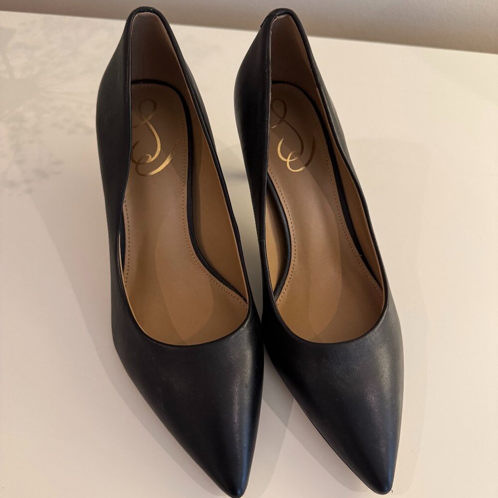 Jessica Simpson Black Heels 7W - Picture 3 of 8